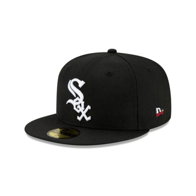 Black Chicago White Sox Hat - New Era MLB x Joe Freshgoods 59FIFTY Fitted Caps USA9163054